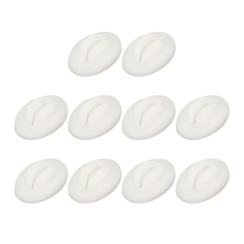 Pongnas 10pcs Qualität Silikon Praxis Lippen Zum Unterrichten von Schulungen Offener Mundmodell Zähne Form Novice Sticker Kompaktgröße (Halbtransparentes Weiß) von Pongnas