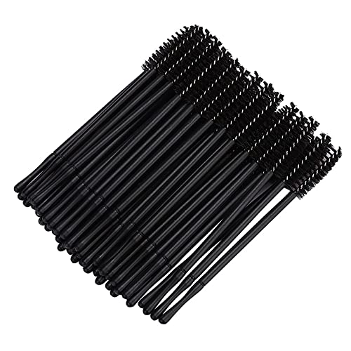 Pongnas Einweg Wimpernpinsel Wimperntusche Zauberstäbe Applikator Makeup -Bürstenset für Natürliche Wimpern Make -up Tragbare 100pcs (BLACK) von Pongnas