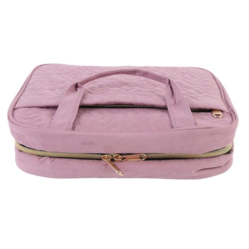 Pongnas Pongnas -Reisen -Toilettenbeutel Kosmetischer Organizer mit Hängendem Haken Wasserdichtes Hängendes Design für Shampoo Conditioner Pinsel -Set Multifunktionaler Speicher (violett) von Pongnas