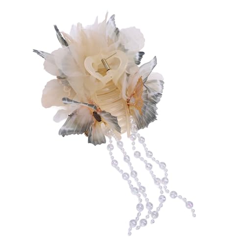 Quastenblumenhaarklaue, Elegante Prinzessin -Stil Haarklemme Friseur Catch Clip für Frauen Mädchen von Pongnas