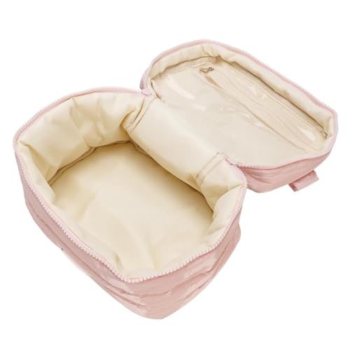 Reisekosmetik -Aufbewahrungsbeutel, Großer Make -up -Tasche, Tragbarer Make -up -Organizer -Toilettenbeutel mit Mehreren Fächern, Wasserdichtem Kosmetischen Aufbewahrungsbeutel von Pongnas