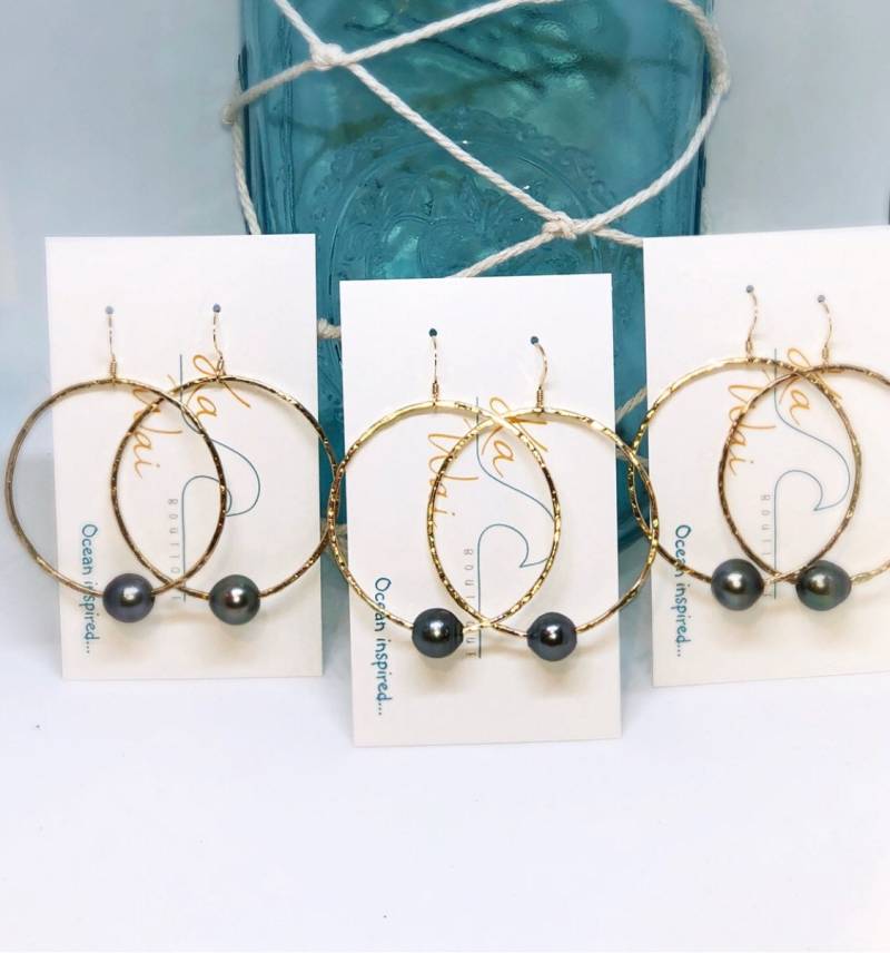 Tahiti Perle Creolen Tahiti Perle Creolen von PonoMinds