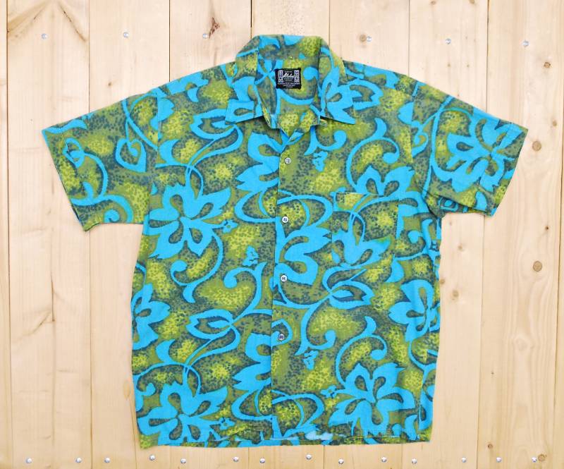Jahrgang 1960/70 Aloha Hawaiian Loop Shirt/Cowpunk Rockabilly Retro Sammlerstück Selten von PontiacDryGoods