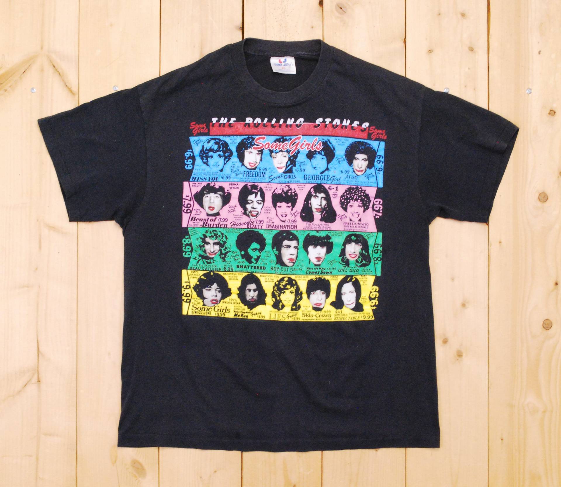 Vintage 1978 Rolling Stones Some Girls Album T-Shirt/Retro Sammlerstück Selten von PontiacDryGoods