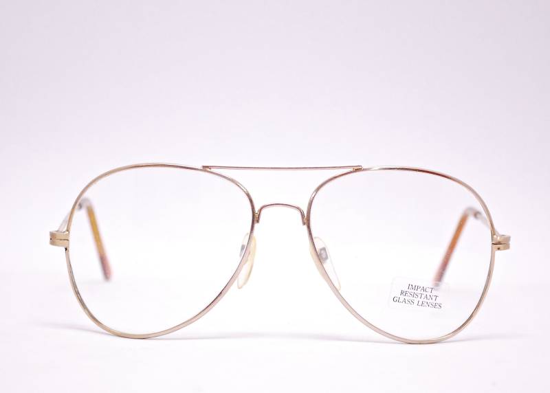 Vintage Deadstock 1970Er Aviator Brille Mit Demo-Objektiven Nos/Retro Collectable Rare #1143 von PontiacDryGoods