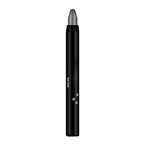 Farbiger Lidschatten-Stift zum Damen-Make-up Augen-Make-up Rot Blau Schwarz Mehrfarbig Täglicher Gebrauch Bühneneffekt-Lidschatten-Stift Hochpigmentierter Langanhaltender Wasserdichter (C, One Size) von Poo4kark