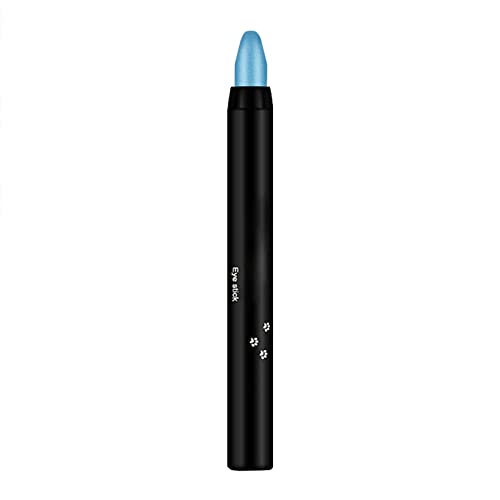 Farbiger Lidschatten-Stift zum Damen-Make-up Augen-Make-up Rot Blau Schwarz Mehrfarbig Täglicher Gebrauch Bühneneffekt-Lidschatten-Stift Hochpigmentierter Langanhaltender Wasserdichter (K, One Size) von Poo4kark