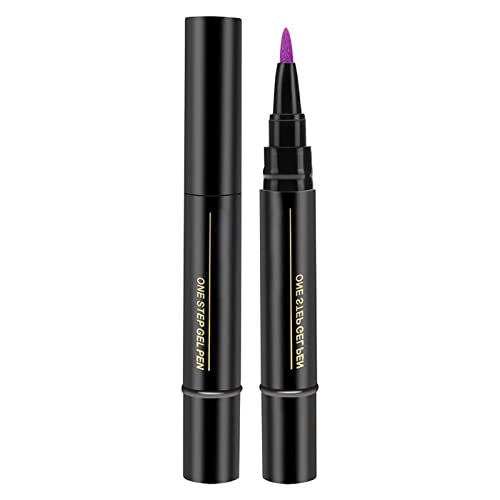 Nagelstift 24 Farben Schnell Bequem Maniküre Gel Stift Nagellack Gel Kollektion für Damen Professionelle Maniküre 5ml (V, One Size) von Poo4kark