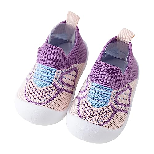 Poo4kark Säuglingssocken für Jungen und Mädchen, atmungsaktiv, Cartoon-Mesh, für den Boden, rutschfeste Schuhe Baby Jungen Sportschuhe von Poo4kark