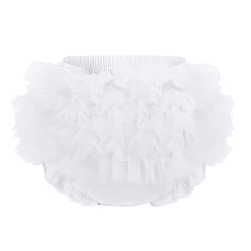 Baby Girl Lace Ruffle Windel Abdeckung Bloomer für Säugling Mädchen Neugeborenen Baumwolle Tutu Shorts Slips Höschen von Poocen