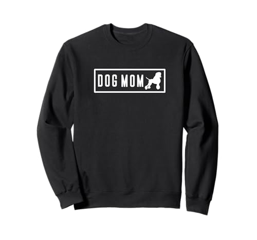 Pudel Hund Mama - Niedlich Einfach Minimalistisch Sweatshirt von Poodle Dog Mom Apparel for Women by Jess