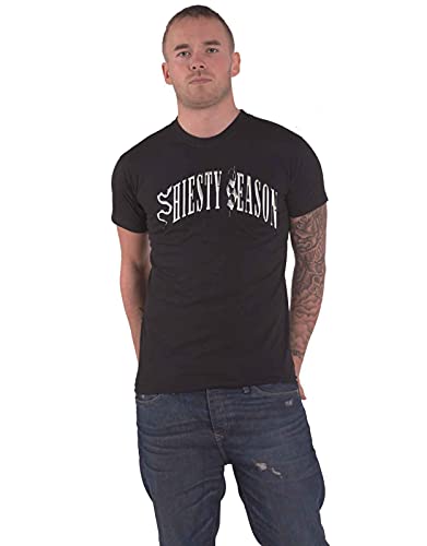 Pooh Shiesty T Shirt Shiesty Cover Logo Nue offiziell Herren Schwarz M von Rocks-off