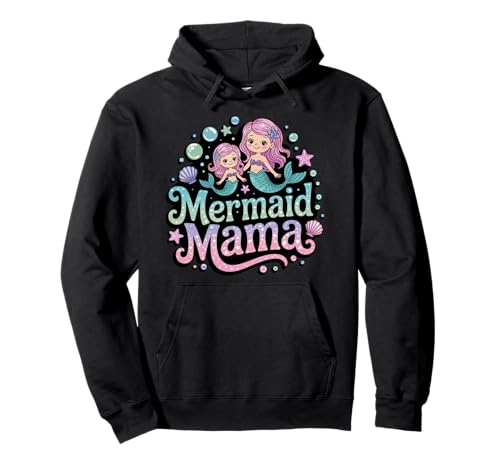 Meerjungfrau Mama Siren Mutter Muttertag Meerjungfrau Mutter Pullover Hoodie von Pool Party Mutter Meerjungfrau Geschenk