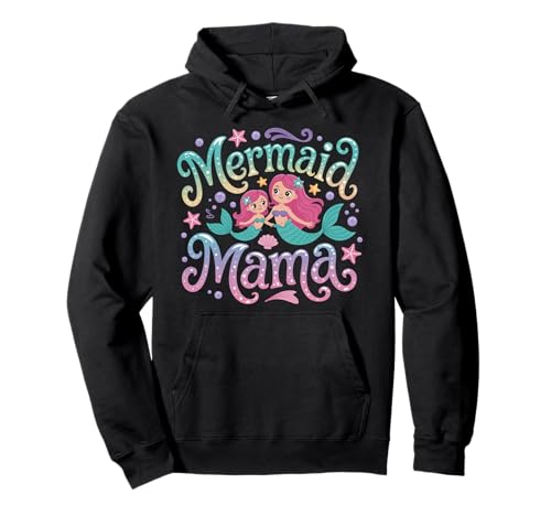 Meerjungfrau Mama Siren Mutter Muttertag Meerjungfrau Mutter Pullover Hoodie von Pool Party Mutter Meerjungfrau Geschenk