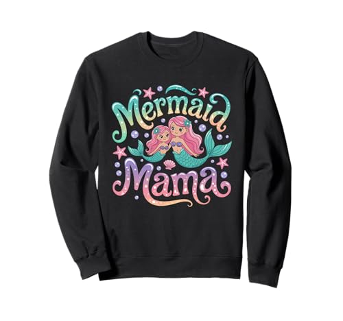 Meerjungfrau Mama Siren Mutter Muttertag Meerjungfrau Mutter Sweatshirt von Pool Party Mutter Meerjungfrau Geschenk