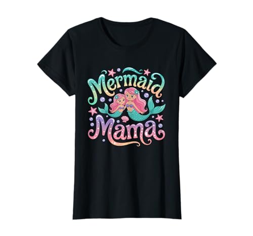 Meerjungfrau Mama Siren Mutter Muttertag Meerjungfrau Mutter T-Shirt von Pool Party Mutter Meerjungfrau Geschenk