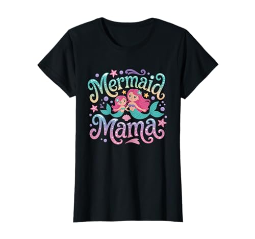 Meerjungfrau Mama Siren Mutter Muttertag Meerjungfrau Mutter T-Shirt von Pool Party Mutter Meerjungfrau Geschenk