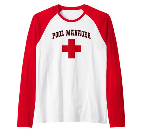 Lustiger Poolmanager Mädchen Camp Rettungsschwimmer Trip Cruising Raglan Lustiger Poolmanager Mädchen Camp Rettungsschwimmer Trip Cruising Raglan von Pool Police Keep Calm Cruise On Summer Swim Vacay