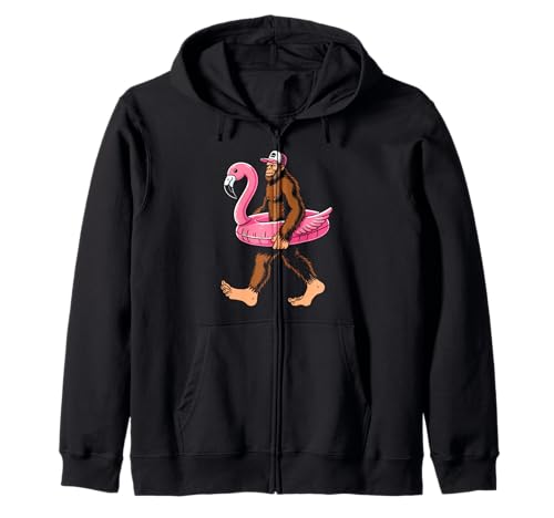 Poolparty Bigfoot Flamingo Float Sasquatch Rosa Float Damen Kapuzenjacke Poolparty Bigfoot Flamingo Float Sasquatch Rosa Float Damen Kapuzenjacke von Pool party bigfoot