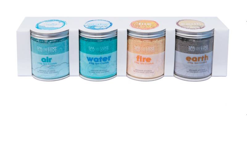 PoolSpezi Badesalz AquaFinesse Spa de Luxe Crystals 4er Set Aromagranulate Whirlpool, 1-tlg. von PoolSpezi