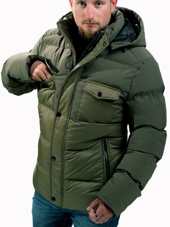 Poolman Winterjacke Winterjacke mit Kapuze (abnehmbar) abnehmbare Kapuze von Poolman