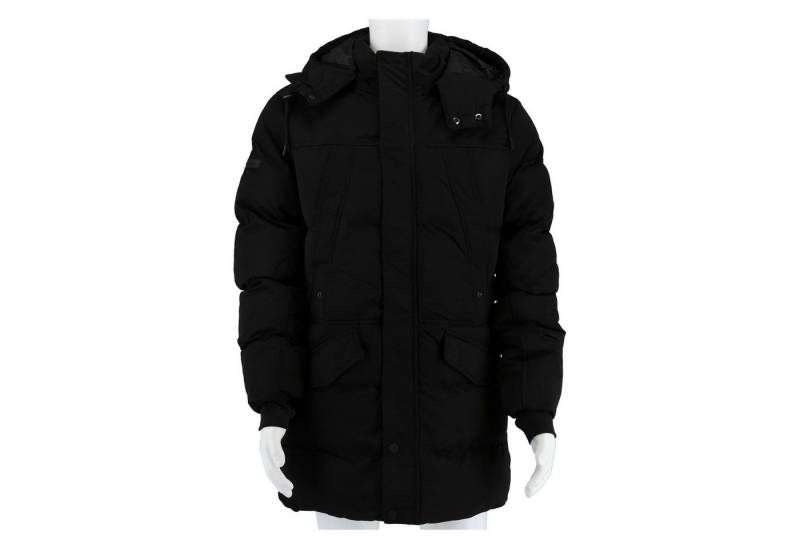 Poolman Winterjacke mit Kapuze P2304.738 (warm wattiert, leicht) schwarz Herren von Poolman