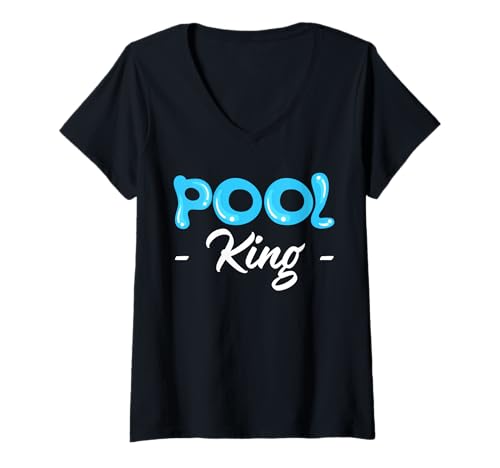 Damen Pool King Pool Guy Pool Cleaner T-Shirt mit V-Ausschnitt Damen Pool King Pool Guy Pool Cleaner T-Shirt mit V-Ausschnitt von Poolreinigung Poolpfleger Designs