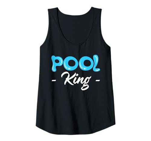 Damen Pool King Pool Guy Pool Cleaner Tank Top von Poolreinigung Poolpfleger Designs