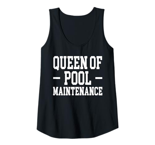 Damen Queen Of Pool Maintenance Pool Guy Pool Cleaner Tank Top Damen Queen Of Pool Maintenance Pool Guy Pool Cleaner Tank Top von Poolreinigung Poolpfleger Designs
