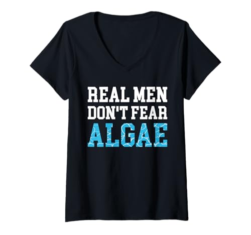 Damen Real Men Dont Fear Algea Pool Guy Pool Cleaner T-Shirt mit V-Ausschnitt Damen Real Men Dont Fear Algea Pool Guy Pool Cleaner T-Shirt mit V-Ausschnitt von Poolreinigung Poolpfleger Designs