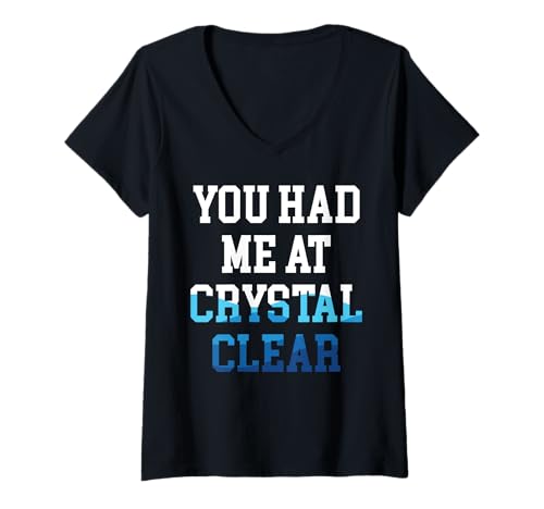 Damen You Had Me At Crystal Clear Pool Guy Pool Cleaner T-Shirt mit V-Ausschnitt Damen You Had Me At Crystal Clear Pool Guy Pool Cleaner T-Shirt mit V-Ausschnitt von Poolreinigung Poolpfleger Designs
