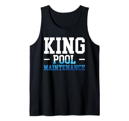 Herren King Of Pool Maintenance Pool Guy Pool Cleaner Tank Top Herren King Of Pool Maintenance Pool Guy Pool Cleaner Tank Top von Poolreinigung Poolpfleger Designs