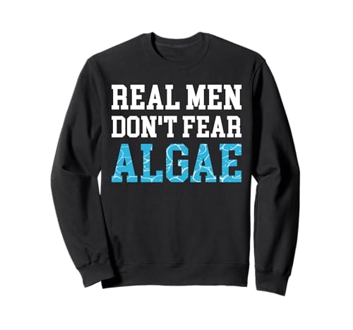 Real Men Dont Fear Algea Pool Guy Pool Cleaner Sweatshirt von Poolreinigung Poolpfleger Designs