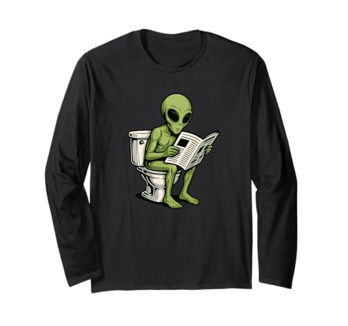 Lustiges Pooping Alien in Toilette Kostüm für Jungen und Mädchen Langarmshirt Lustiges Pooping Alien in Toilette Kostüm für Jungen und Mädchen Langarmshirt von Pooping Alien Outfit