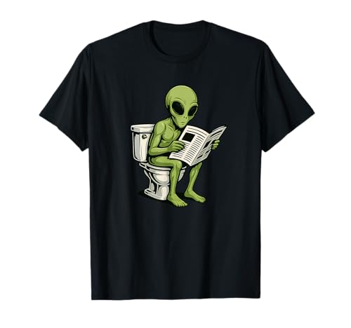 Lustiges Pooping Alien in Toilette Kostüm für Jungen und Mädchen T-Shirt Lustiges Pooping Alien in Toilette Kostüm für Jungen und Mädchen T-Shirt von Pooping Alien Outfit