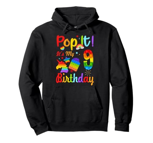 Kinder Pop It It's My 9st Birthday 9 Years Old Fidget Toy Pullover Hoodie Kinder Pop It It's My 9st Birthday 9 Years Old Fidget Toy Pullover Hoodie von Pop It It's My 9st Birthday 9 Years Old Fidget Toy