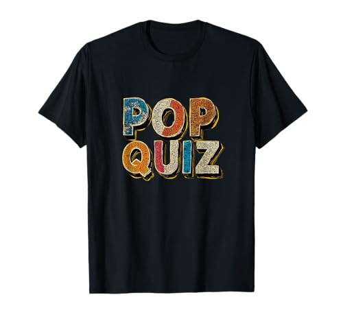 Pop Quiz Emblem für Erwachsene und Kinder T-Shirt Pop Quiz Emblem für Erwachsene und Kinder T-Shirt von Pop Quiz Outfit