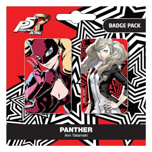 PopBuddies Persona 5 Royal Panther Anstecknadel, Metall, Metall von PopBuddies