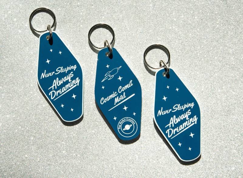 Cosmic Comet-Motel Schlüsselbund Cosmic Comet-Motel Schlüsselbund von PopRocketCreations