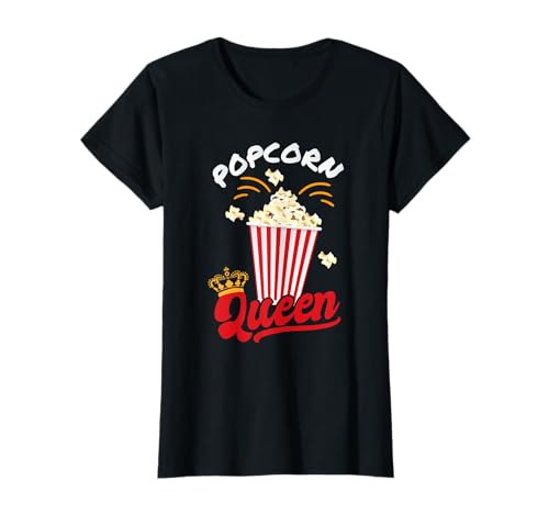 Popcorn Kostüm Damen - Popcorn Queen - Kino T-Shirt Popcorn Kostüm Damen - Popcorn Queen - Kino T-Shirt von Popcorn Kostüm Frauen Karneval Fasching Designs