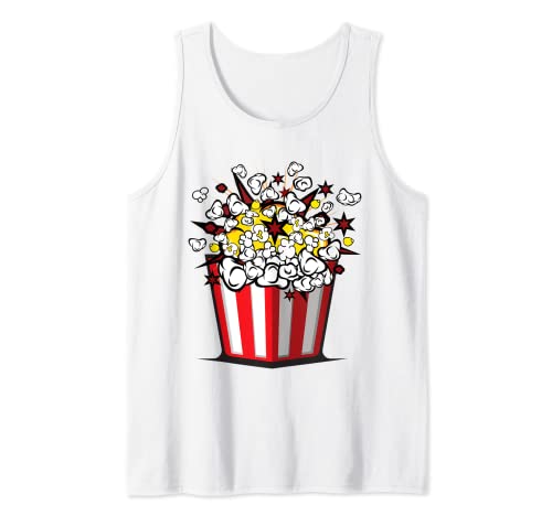 Popcorn Karneval Kostüm Kinder Fasching Halloween Pop Corn Tank Top Popcorn Karneval Kostüm Kinder Fasching Halloween Pop Corn Tank Top von Popcorn Oberteil Coole Verkleidung Als Geschenk