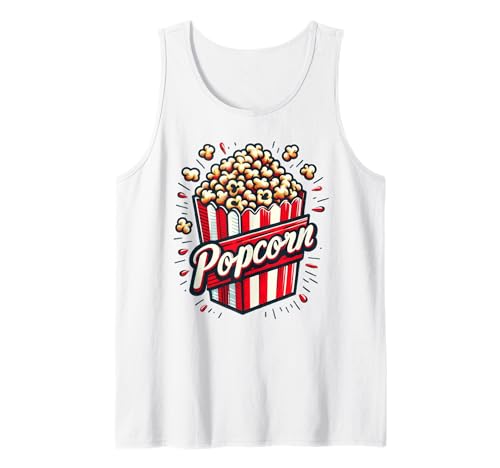 Popcorn Tshirt Damen Tank Top von Popcorn Tshirt Damen