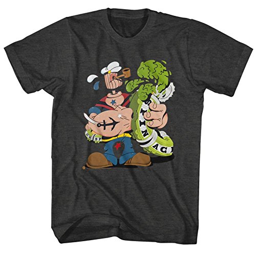 Popeye - Herrenwoodhead T-Shirt, X-Large, Black Heather von Popeye