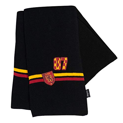 Harry Potter Gryffindor 07 Schal, Kinder, One Size, Schwarz, Offizielle Handelsware von Popgear