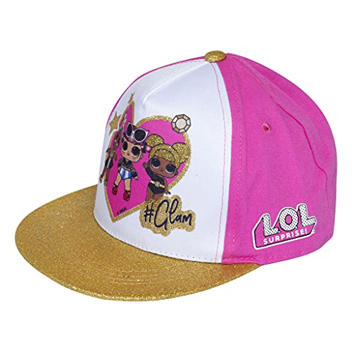 Popgear LOL Surprise Glam Baseball Kappe, Mädchen, One Size, Mehrfarbig, Offizielle Handelsware von Popgear