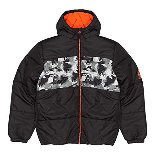 Nerf Camo Chest Panel Jungen Puffa Jacke Schwarz 12-13 Jahre | Nerf Merchanise. von Popgear