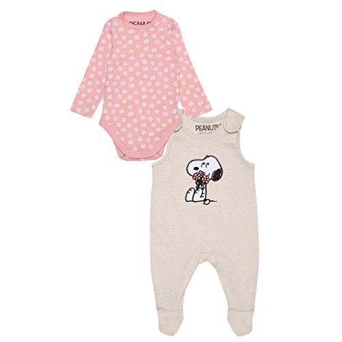 Popgear Peanuts Snoopy Senden Sie etwas Liebe Strampler Set, Mehrfarbig, Offizielle Handelsware von Popgear