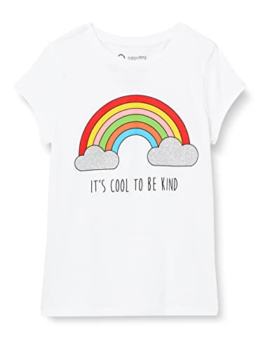 Rainbows Hospice Cool to Be Kind T Shirt, Kinder, Weiß, Offizielle Handelsware von Popgear