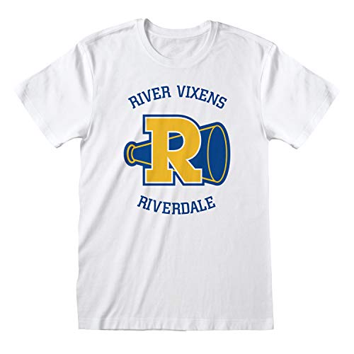 Riverdale River Vixens T Shirt, Adultes, S-5XL, Weiß, Offizielle Handelsware von Popgear