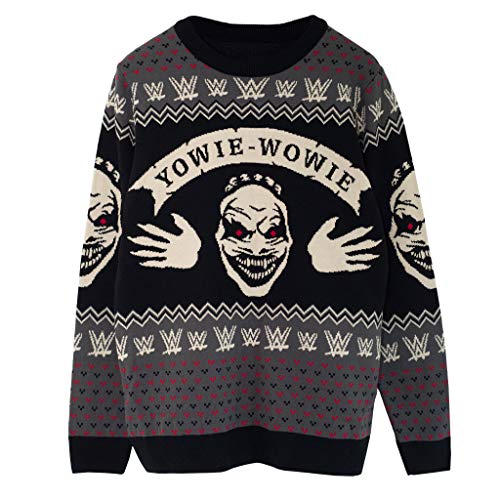 WWE The Fiend Bray Wyatt Yowie Wowie Strickpullover, Adultes, Schwarz, Offizielle Handelsware von Popgear